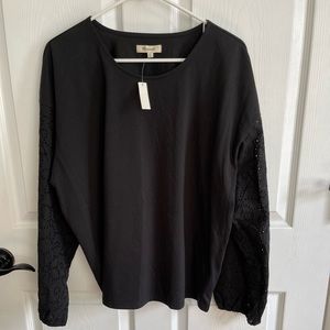 Madewell black XL top